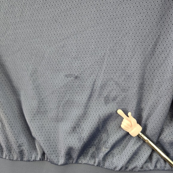 PINK Victoria's Secret Women Jacket XS Blue Mesh Tech Track Activewear Logo READ - Picture 9 of 10